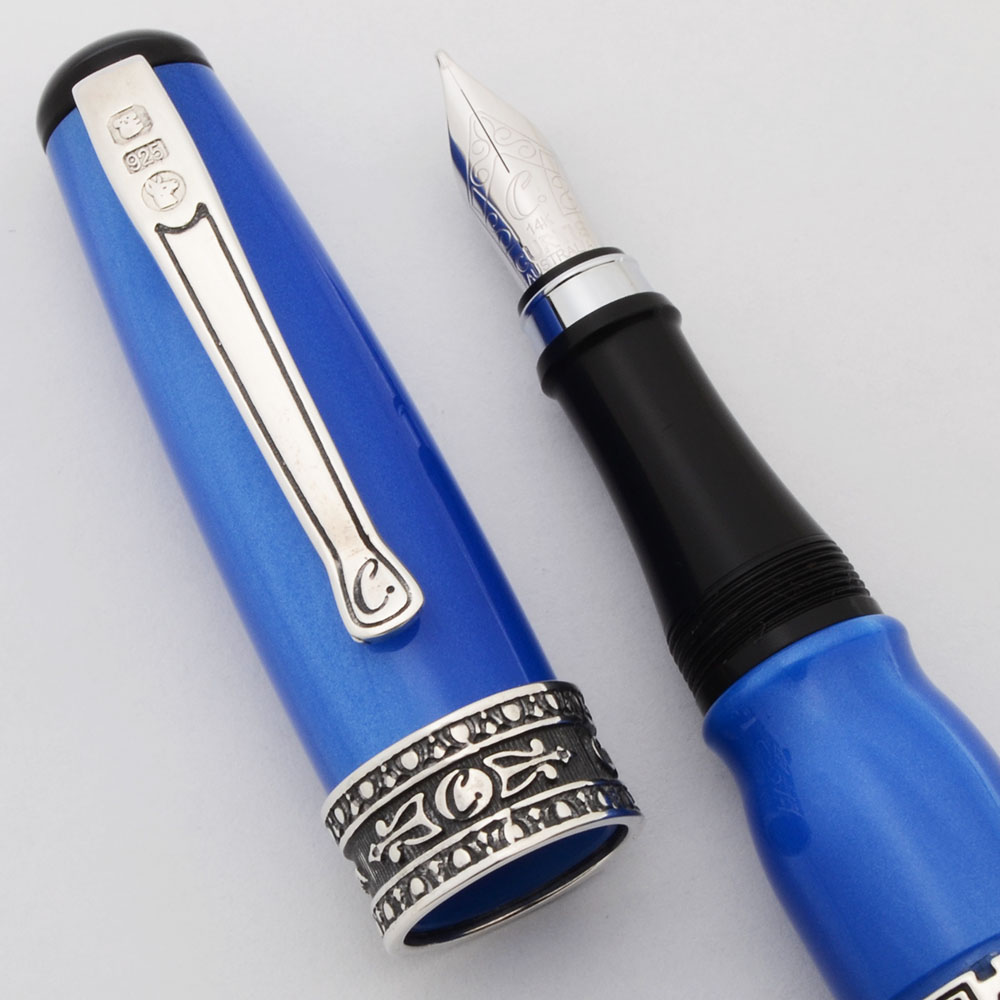 Curtis Australia Fountain Pen Israel 60 LE, Blue Pearl Resin